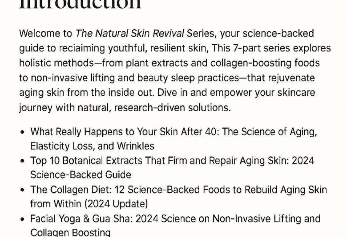 Natural Skin Revival Series