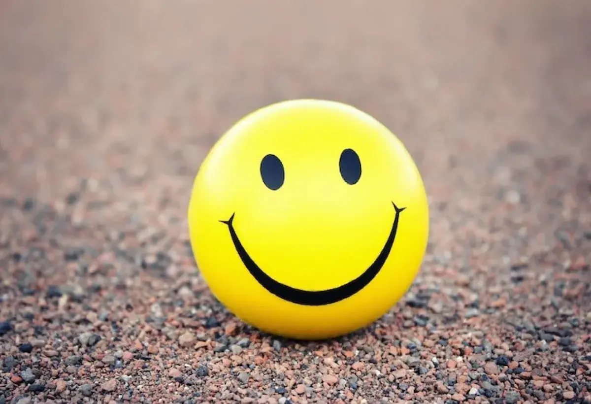 The smiley face printed as mass market merchandise