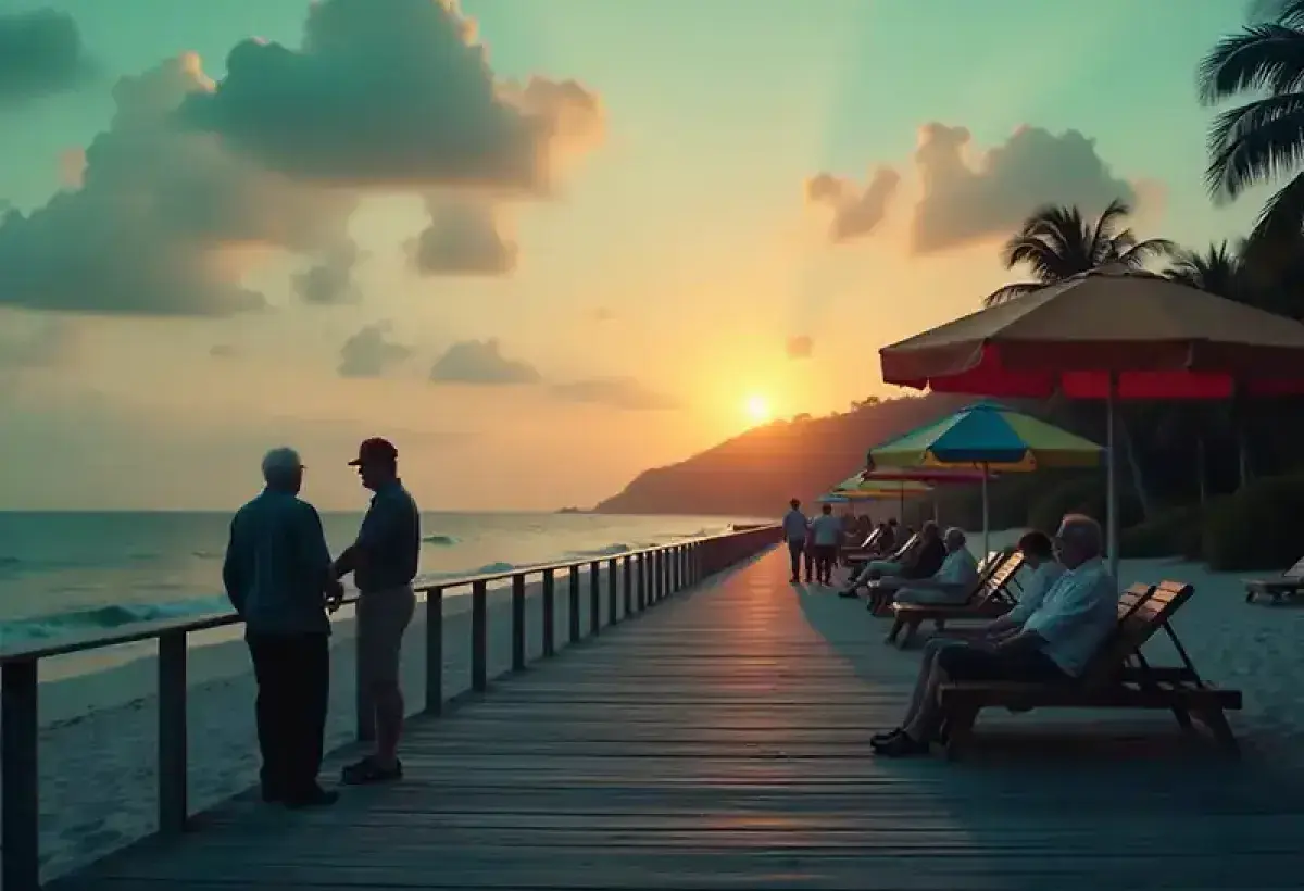 Peaceful retirement by the ocean in an affordable country