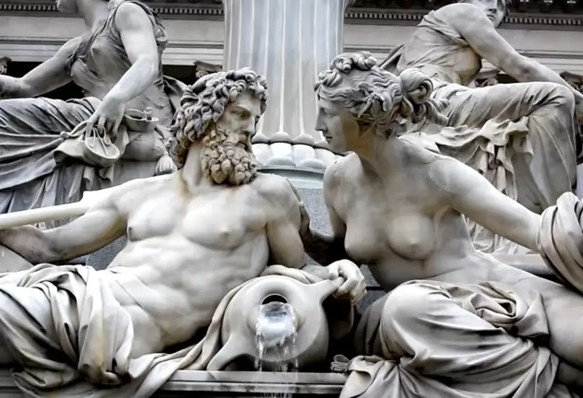 Greek gods and mortals in mythology