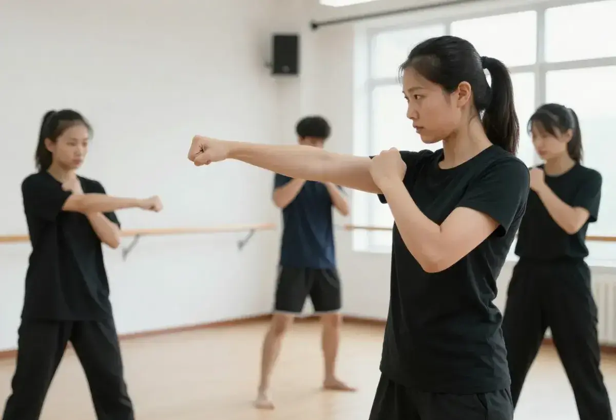 Learning basic self defense skills