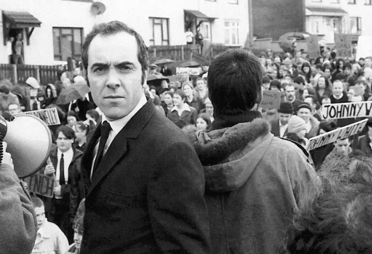 Unarmed protesters during the Bloody Sunday march