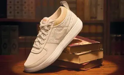 Nike sneakers showcasing the iconic swoosh logo