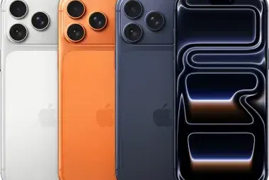 Modern iPhone flat lay minimal design