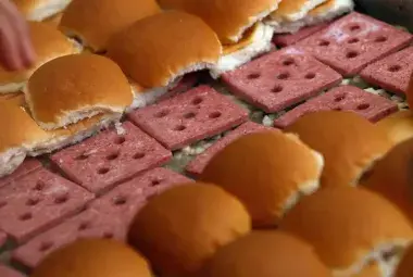 White Castle Slider on the Grill