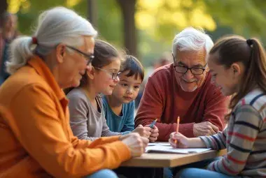 Older adults mentoring young people in a multigenerational community setting