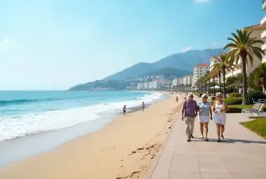 Retirees Enjoying Coastal Spain