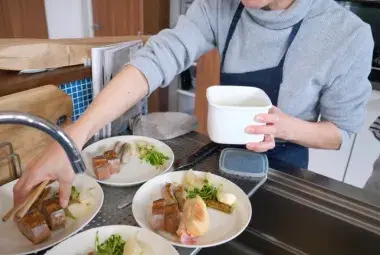 Transforming takeout into a homemade moment of care.