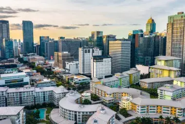 Philippines business skyline and investment hub 2024