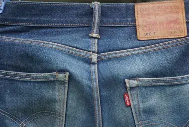 Levi’s blue jeans showcasing timeless denim history