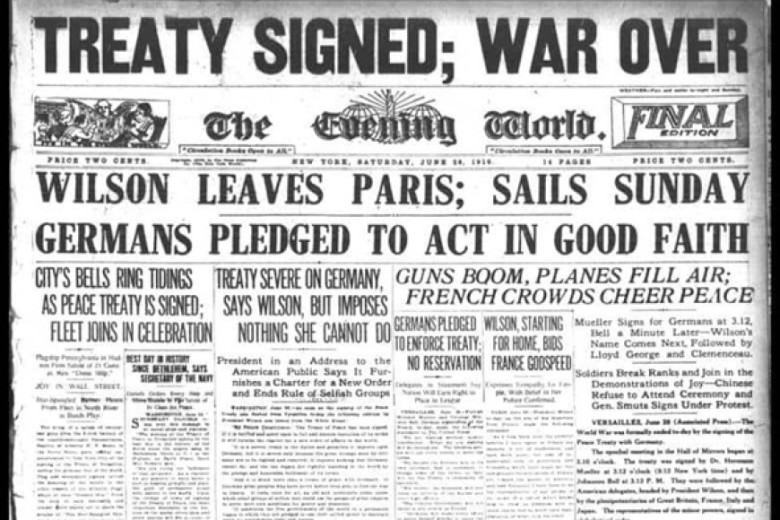 What was the name of the international group formed to maintain world peace after World War I?