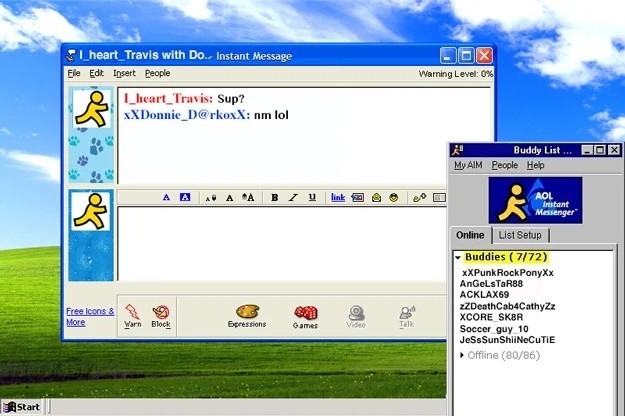 AIM Profiles (AOL Instant Messenger)
