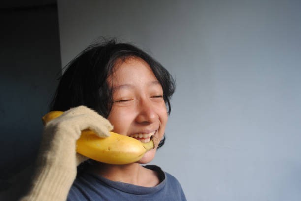 Which famous comedy gag involves bananas?