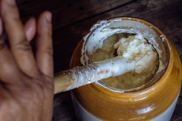 “Churning butter” was literal.