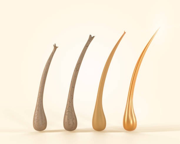 Nails are made of keratin.