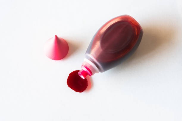 The red color comes from food coloring.