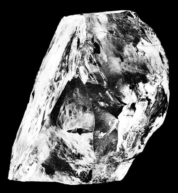 The largest diamond ever discovered weighed over 3,100 carats!