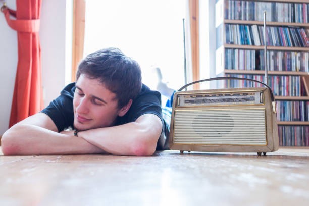 Waiting to hear your favorite song on the radio