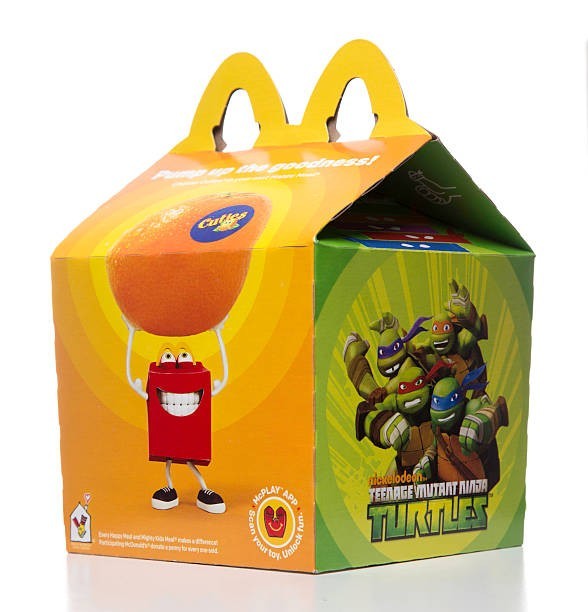 Collectible toys in cereal boxes and Happy Meals