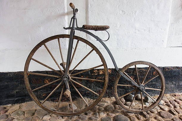 In what year was the first pedal-powered bicycle invented?
